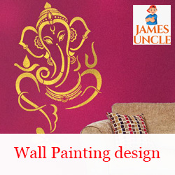 Wall painting design Mr. Rahim Mondal in Rajarhat Bishnupur